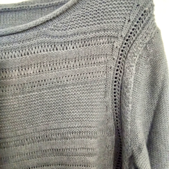 Kismet Roll Neck Tunic Sweater with Pointelle Detailing - Picture 10 of 15